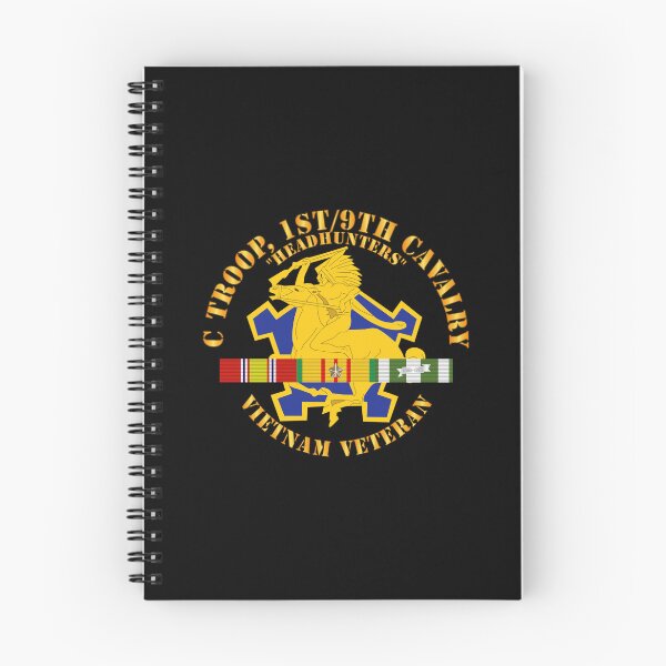 Item preview, Army - C Troop, 1st-9th Cavalry - Headhunters - Vietnam Vet w 1966-1967 VN SVC X 300 designed and sold by Military Insignia Products.