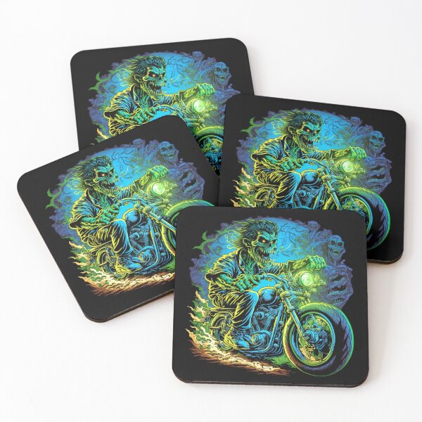 Item preview, Zombie riding a motorcycle designed and sold by pxdg.