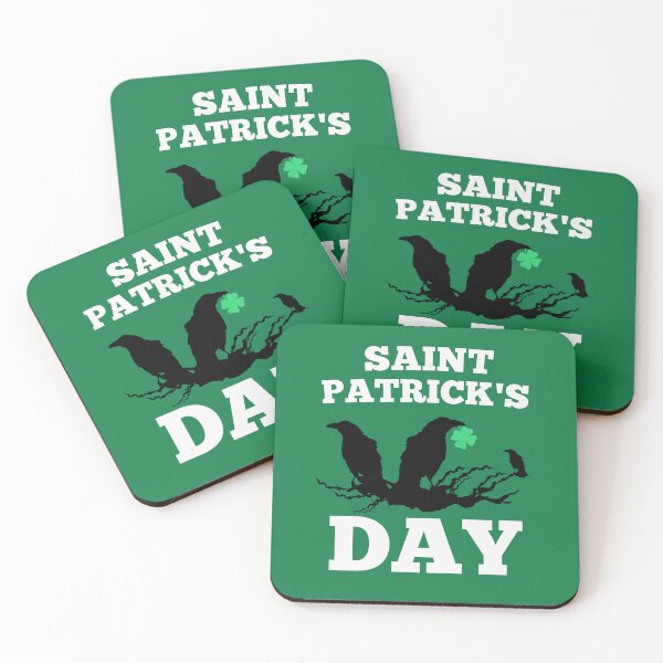 Item preview, Saint Patrick's Day Silhouette Crows designed and sold by vibeno1.