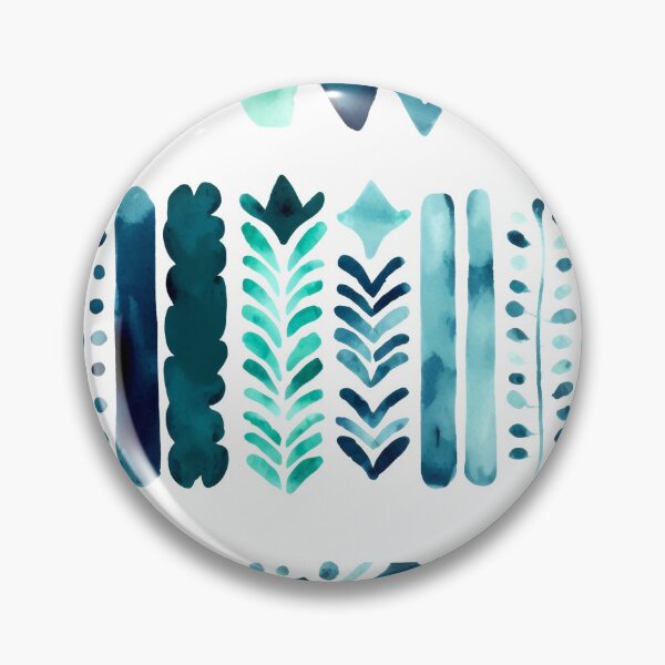 Artikelvorschau, Watercolor Pattern Indigo Teal entworfen und verkauft von artavantgarde.