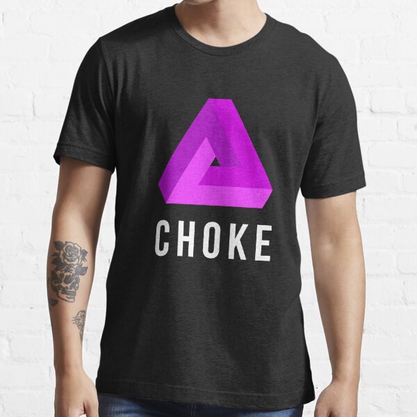 Triangle Choke Purple Brazilian Jiu Jitsu Shirt for BJJ, Cool Gift Essential T-Shirt