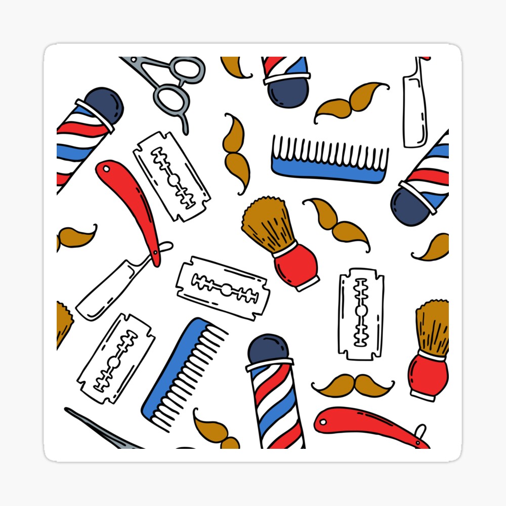 Barber Pole Poster Print Barber Gift Hair Stylist Cosmetology Student Hair Salon