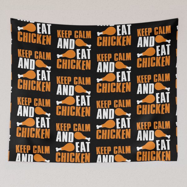 Item preview, Keep Calm And Eat Chicken designed and sold by FNStuff.