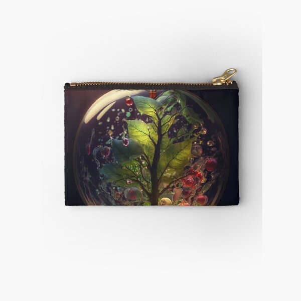 Item preview, An apple made of glass with a tiny fantasy world inside 11 designed and sold by jetaiart.