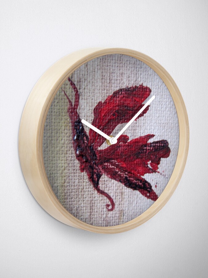 Alternate view of Butterfly Clock