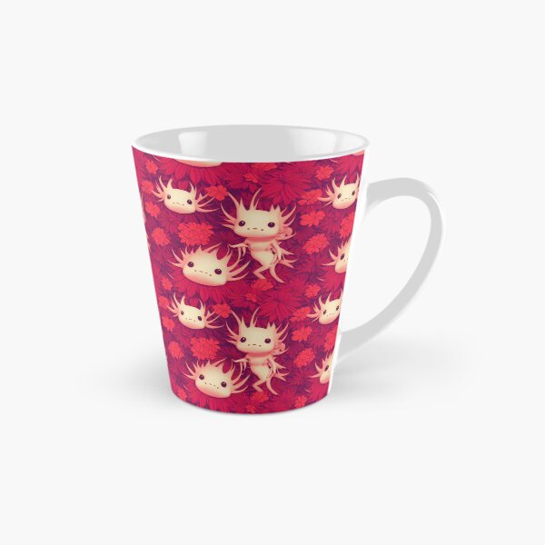 Item preview, Axolotl Cute Floral pattern designed and sold by AI Creations ⭐⭐⭐⭐⭐.