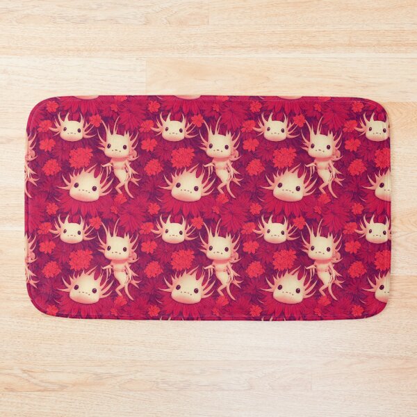 Item preview, Axolotl Cute Floral pattern designed and sold by AI Creations ⭐⭐⭐⭐⭐.