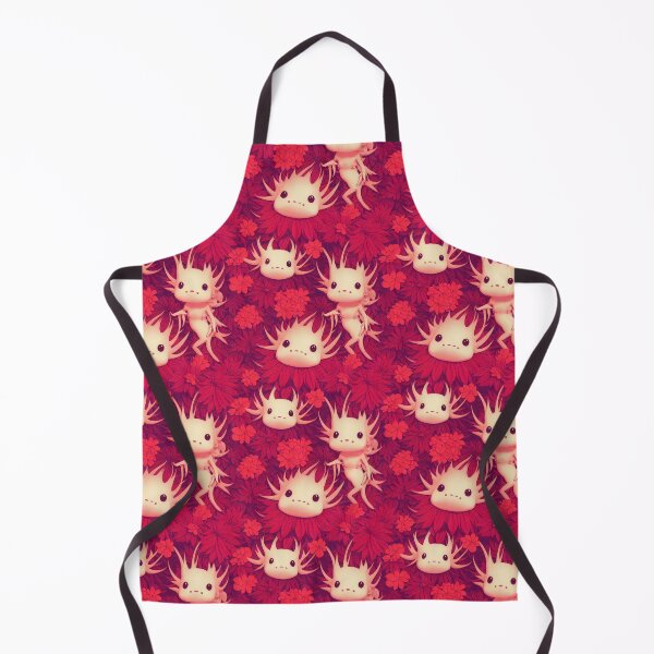 Item preview, Axolotl Cute Floral pattern designed and sold by AI Creations ⭐⭐⭐⭐⭐.
