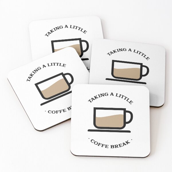 Item preview, Taking a Little Coffee Break designed and sold by crazydotdesigns.