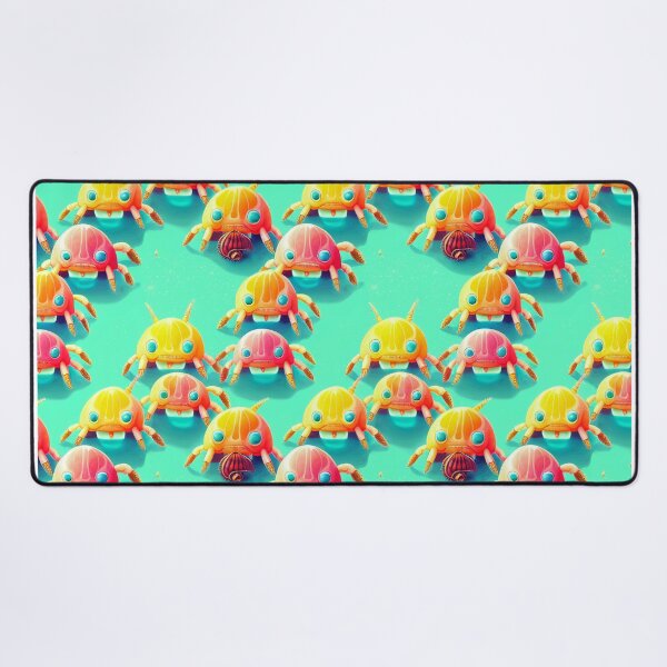 Item preview, Hermit Crab cute kawaii style pattern designed and sold by AI Creations ⭐⭐⭐⭐⭐.