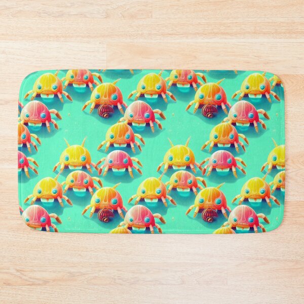 Item preview, Hermit Crab cute kawaii style pattern designed and sold by AI Creations ⭐⭐⭐⭐⭐.