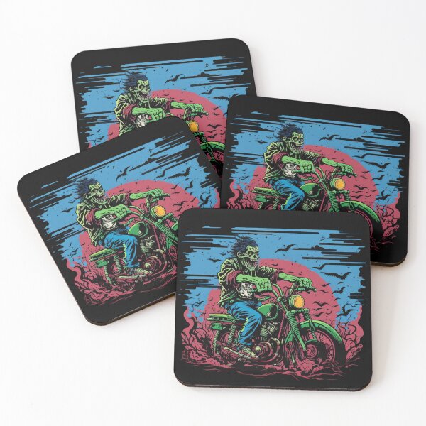 Item preview, Zombie riding a motorcycle designed and sold by pxdg.