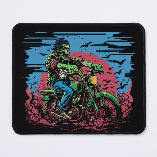 Item preview, Zombie riding a motorcycle designed and sold by pxdg.