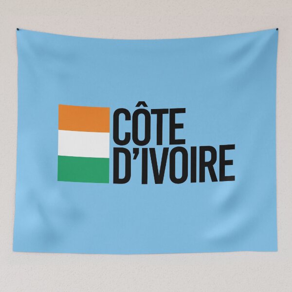 Item preview, Cote d'Ivoire Country Flag - Minimal Design collection designed and sold by randomorder.