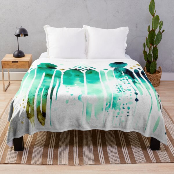 Artikelvorschau, Watercolor Pattern Indigo Teal entworfen und verkauft von artavantgarde.