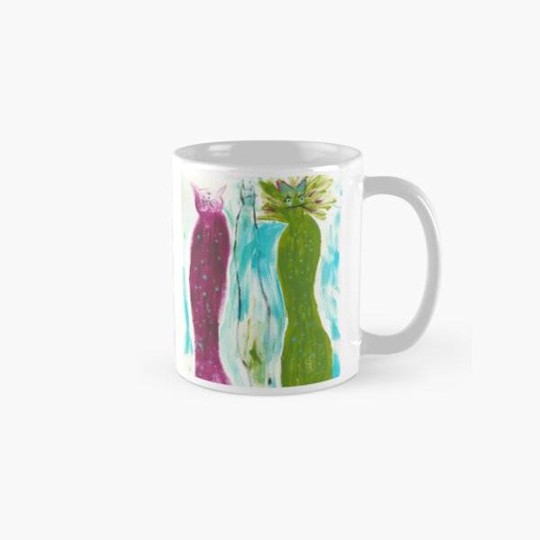 ARTACAT - Cat Couture Cat Painting - Cat Art Classic Mug