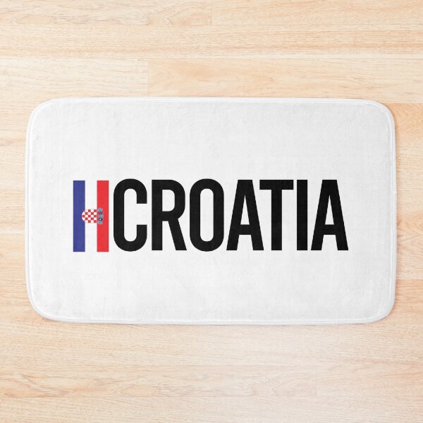 Item preview, Croatia Country Flag - Minimal Design collection designed and sold by randomorder.