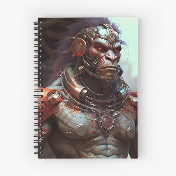 Item preview, Lord Hanuman Cyberpunk Style designed and sold by AvinashRavindra.