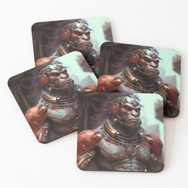 Item preview, Lord Hanuman Cyberpunk Style designed and sold by AvinashRavindra.