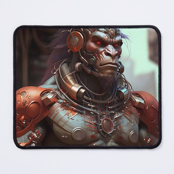 Item preview, Lord Hanuman Cyberpunk Style designed and sold by AvinashRavindra.