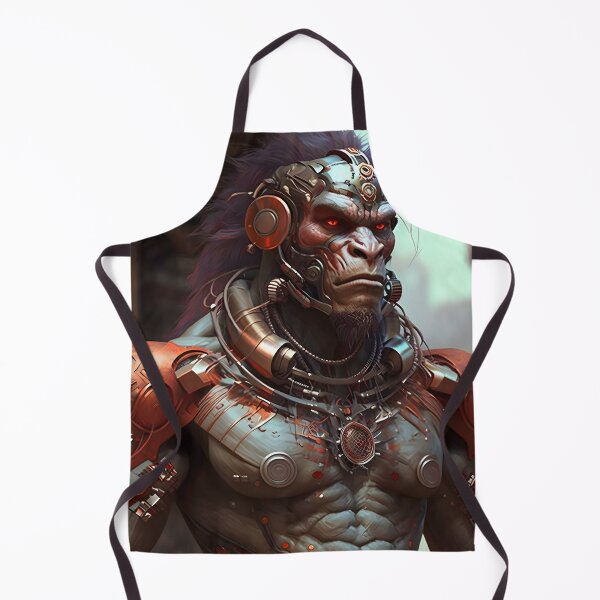 Item preview, Lord Hanuman Cyberpunk Style designed and sold by AvinashRavindra.