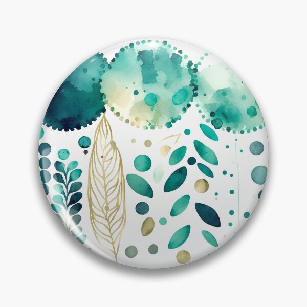 Artikelvorschau, Watercolor Pattern Indigo Teal entworfen und verkauft von artavantgarde.