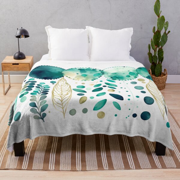 Artikelvorschau, Watercolor Pattern Indigo Teal entworfen und verkauft von artavantgarde.