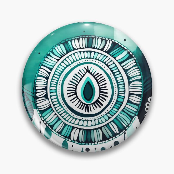 Artikelvorschau, Watercolor Pattern Indigo Teal entworfen und verkauft von artavantgarde.