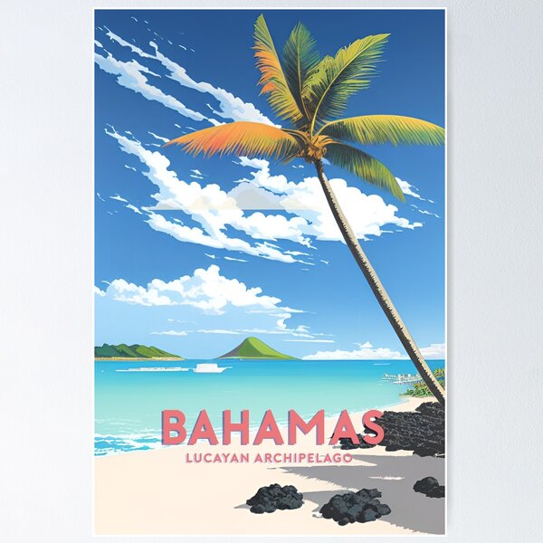 Bahamas Vintage Travel Poster for Sale by Jack Hersh