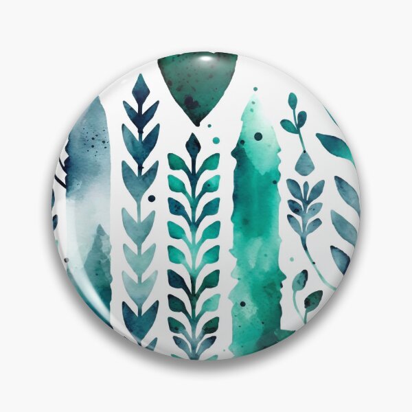 Artikelvorschau, Watercolor Pattern Indigo Teal entworfen und verkauft von artavantgarde.
