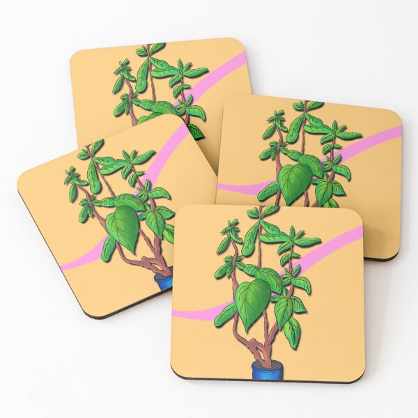 Item preview, House plant in blue designed and sold by Chasescanvas.