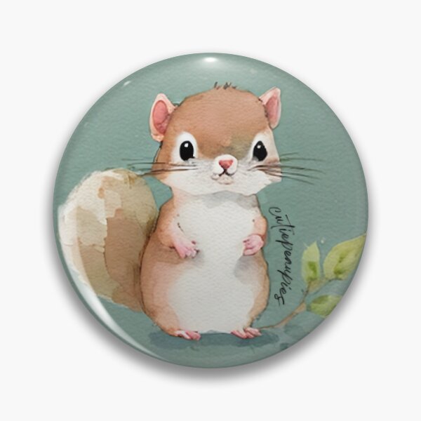 Item preview, Cute Baby Squirrel Art 3 designed and sold by cutiepeaupies.