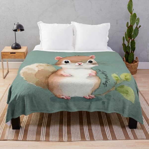 Item preview, Cute Baby Squirrel Art 3 designed and sold by cutiepeaupies.