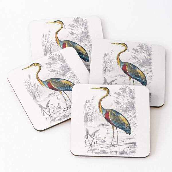 Item preview, Louisiana Heron Vintage, Birds of America designed and sold by ElizaAvila.