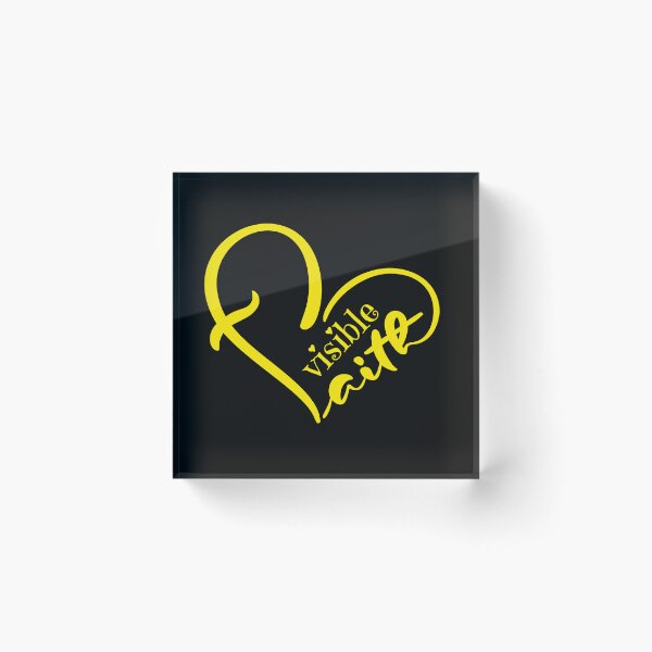 Item preview, Visible Faith. Faith. Spiritual. Inspirational. Motivational. Love. Quote. Jesus. God designed and sold by Tish K..