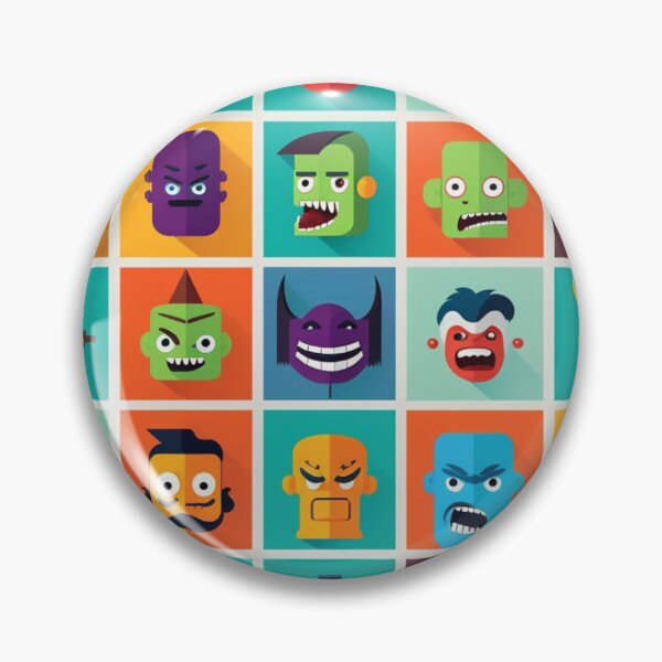 Item preview, Cartoon Monsters Blue designed and sold by CosyDesign.