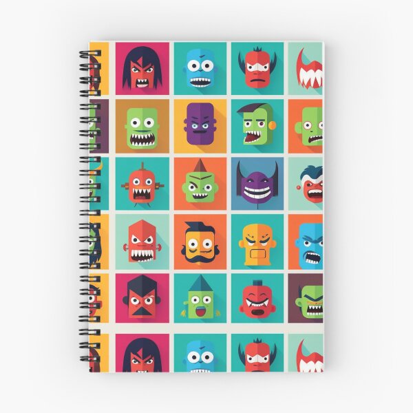 Item preview, Cartoon Monsters Blue designed and sold by CosyDesign.