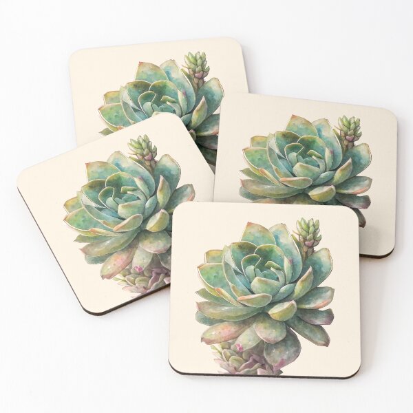 Item preview, Echeveria Succulent designed and sold by ZhaychArt.