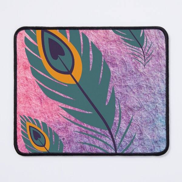 Item preview, Stylish peacock feathers in rose background designed and sold by ThamaraiSelvi.