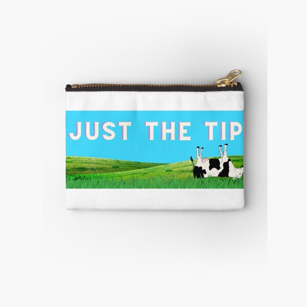 Item preview, Just The Cow Tip Bumper Sticker designed and sold by hyperfocusrach.