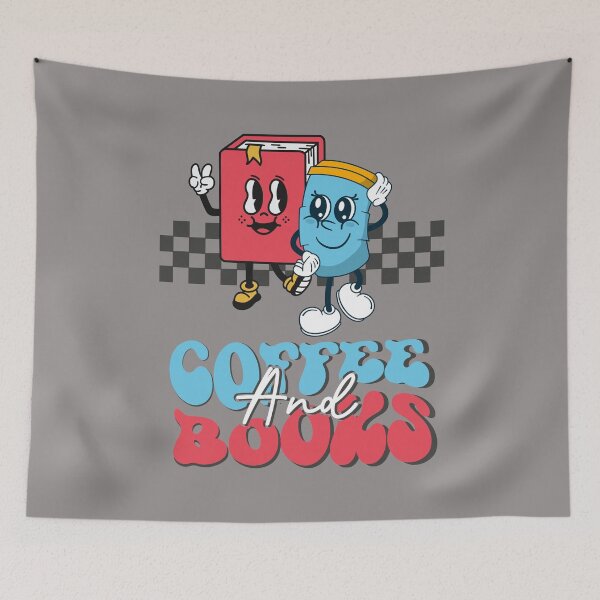 Item preview, Coffee And Books designed and sold by RockBeeDesigns.