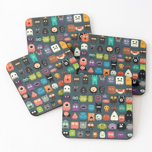 Item preview, Cartoon Monsters Navy designed and sold by CosyDesign.