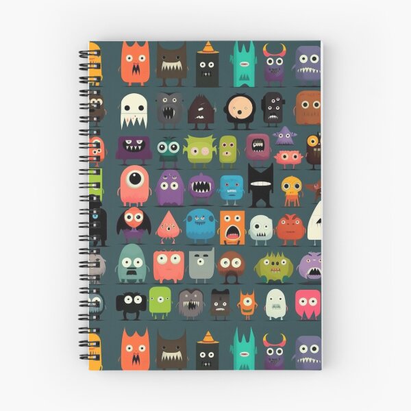 Item preview, Cartoon Monsters Navy designed and sold by CosyDesign.