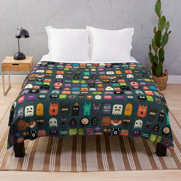 Item preview, Cartoon Monsters Navy designed and sold by CosyDesign.
