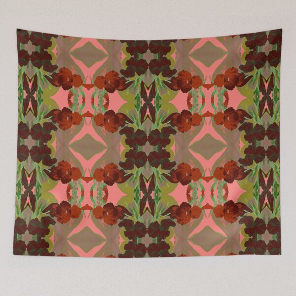 Item preview, Canna Flowers Japanese ukiyoe, Tanigami Kônan Burned Red Green designed and sold by SpiritGifts.