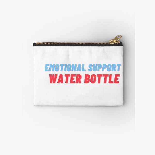 Item preview, emotional support water bottle designed and sold by mollzfahdays.