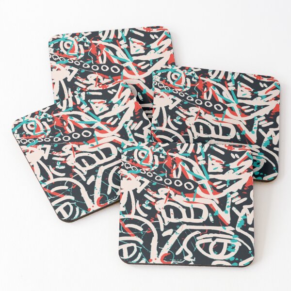 Item preview, Street Art Graffiti Pattern Ink and Posca designed and sold by christinapister.