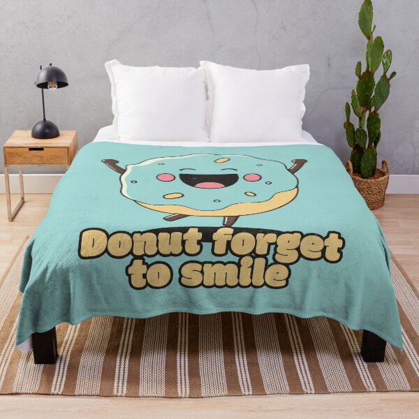 Item preview, Donut forget to smile - Happy Cute Donut designed and sold by RoboRaphael.