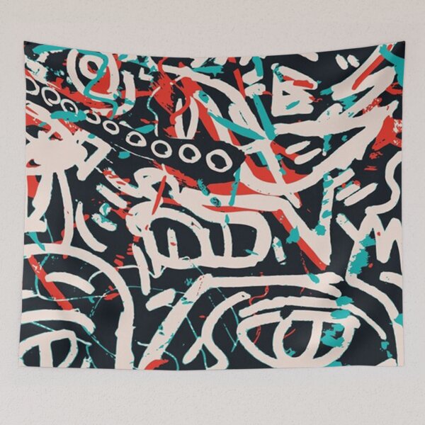 Item preview, Street Art Graffiti Pattern Ink and Posca designed and sold by christinapister.