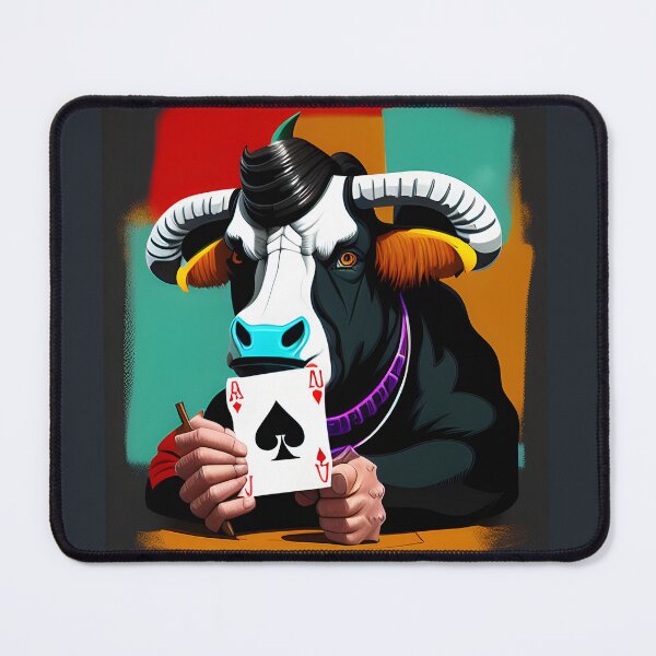 Item preview, Bull playing black jack designed and sold by Dezza2022.